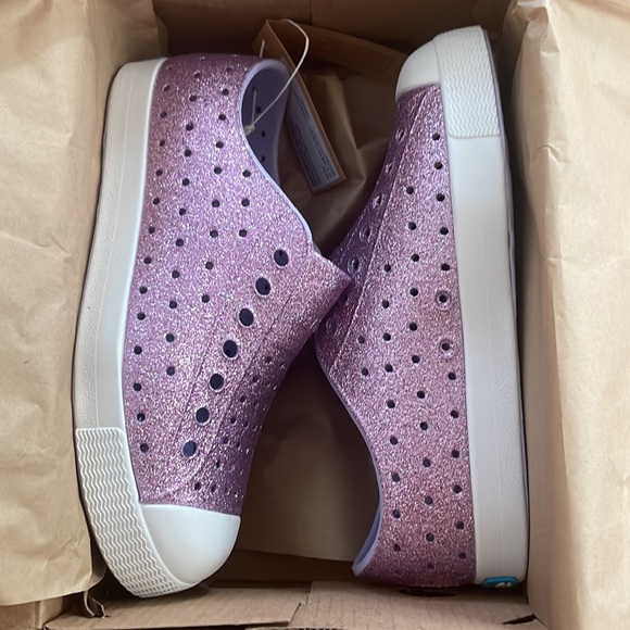 Native shoes Jefferson Bling Powder Bling/ Shell White - Picture 10 of 14